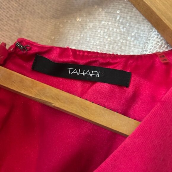 Bright Tulip Pink Women's Dress by Tahari Size 10 - Picture 2 of 3